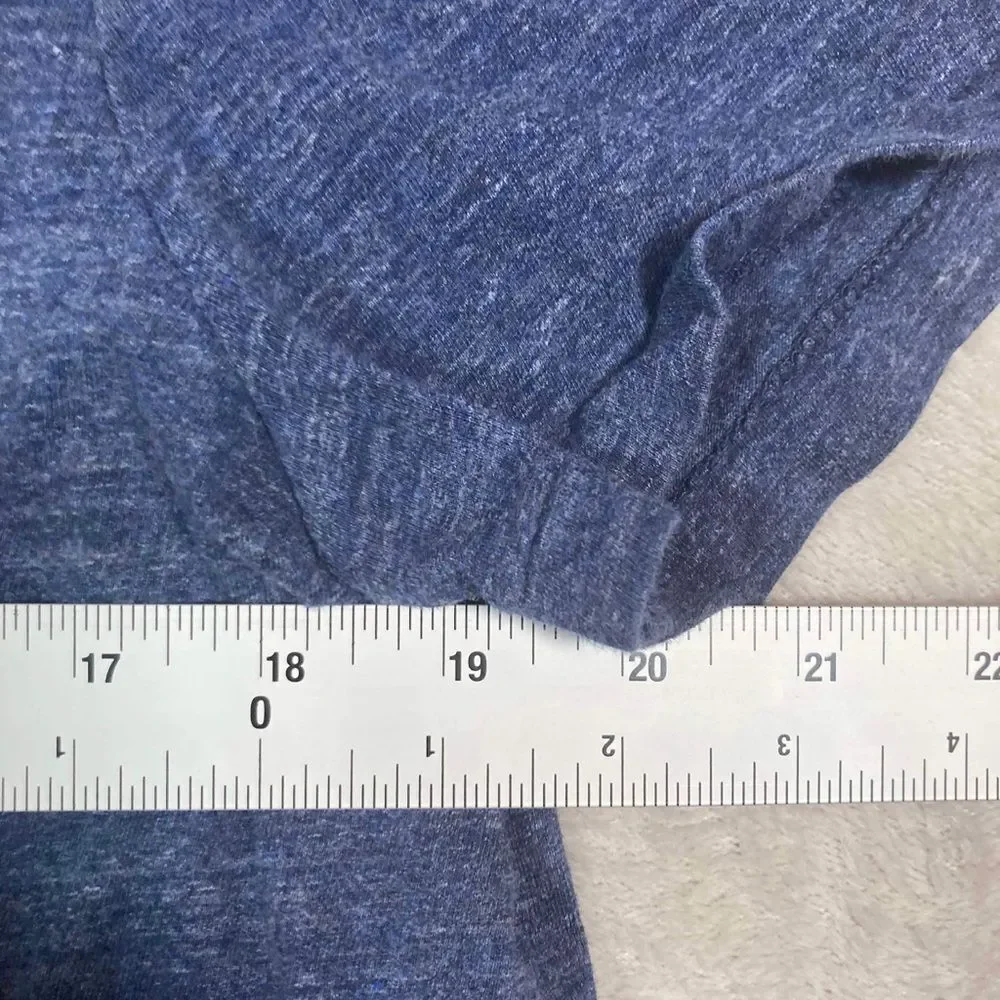 Polo Ralph Lauren T-Shirt Mens XL Blue‎ Custom Slim Fit Heathered Pony Logo Tee